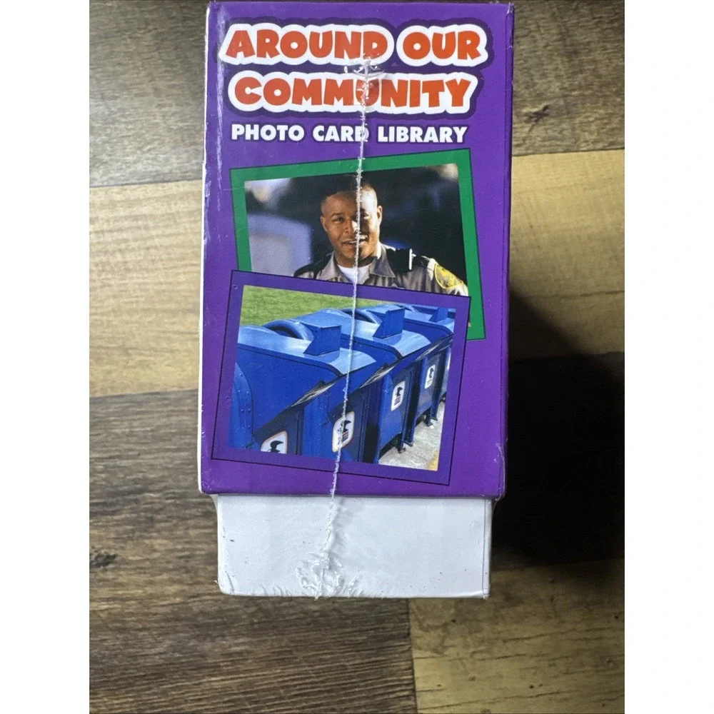 Lakeshore Around Our Community Photo Card Library Preschool Vocabulary Cards